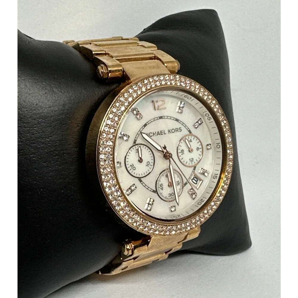 Michael Kors Parker MK5491 Women's Rose Gold Stainless Steel Analog Watch HME601